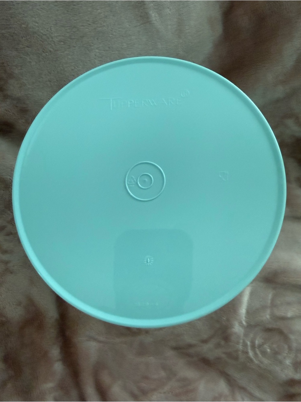 🦋Tupperware Heritage Canister light blue with white lid  Storage 24 cup NEW - Picture 5 of 7